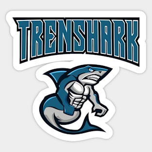 Tren Shark Sticker